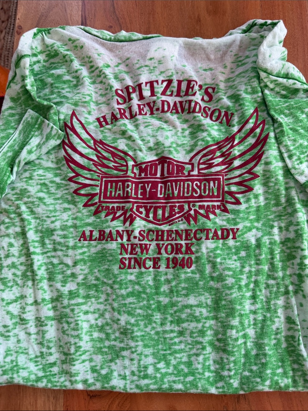 NWOT Harley-Davidson V-Neck Tee - Picture 3 of 4